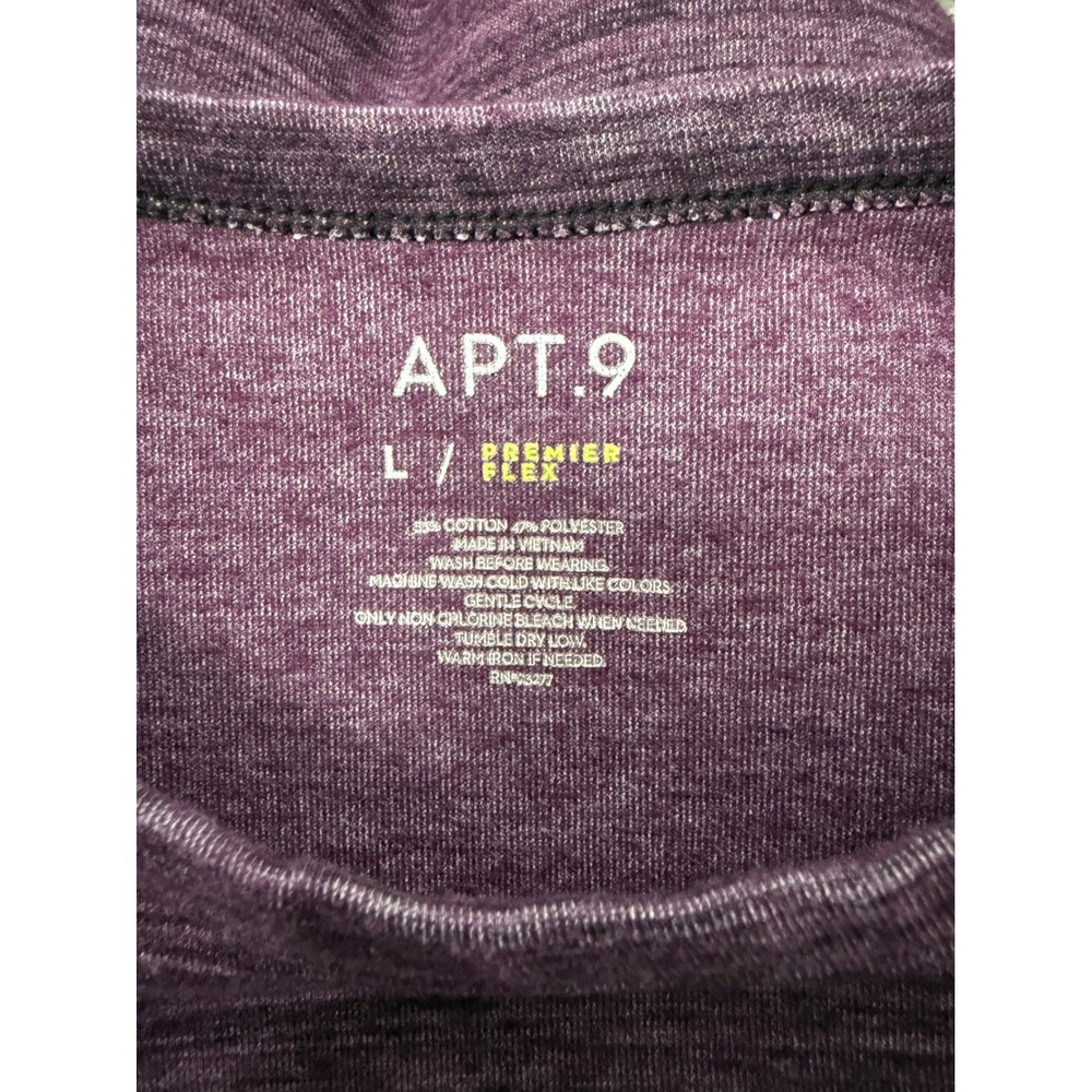 APT. 9 Premier Flex Long Sleeve Crew Neck Textured Knit‎ Sweatshirt Large - Picture 7 of 9